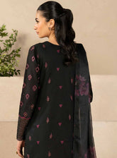 Iznik Embroidered Lawn Suits Unstitched 3 Piece - IZ25EE EFL-03